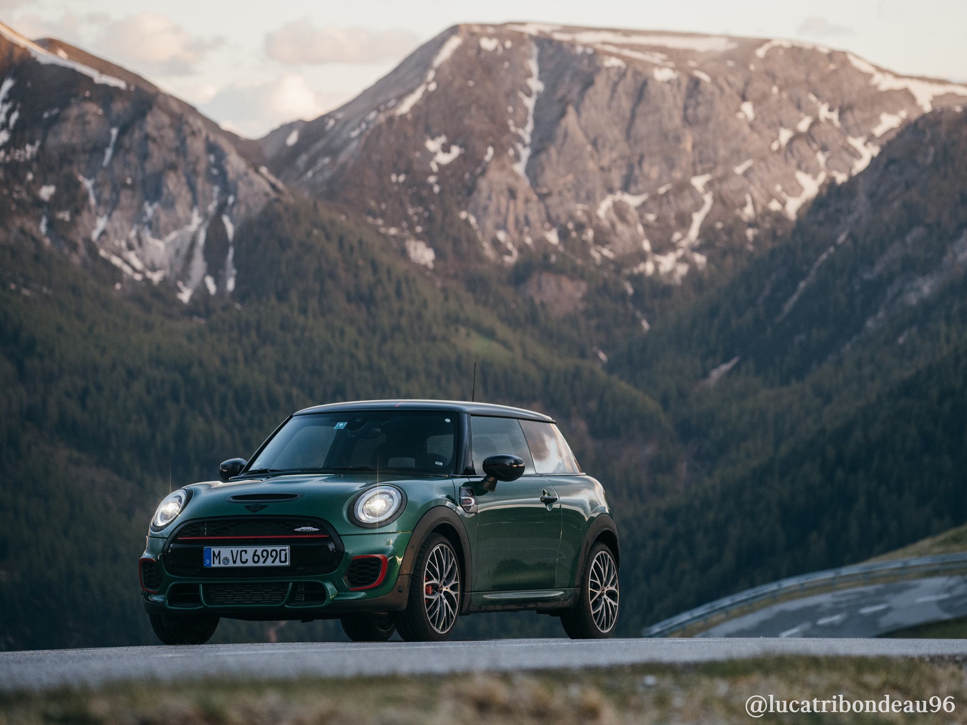 MINI John Cooper Works 3-Türer – grün und schwarz – Bild @lucatribondeau96 MINI John Cooper Works 3-Türer – grün und schwarz – Bild @lucatribondeau96